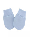 Blue Pink 0-6M Organic Cotton Baby No Scratch Mittens